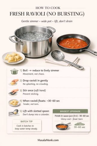 Easy Ravioli Recipe: 6 Fillings + 4 Sauces with Indian Twists | Masala Monk