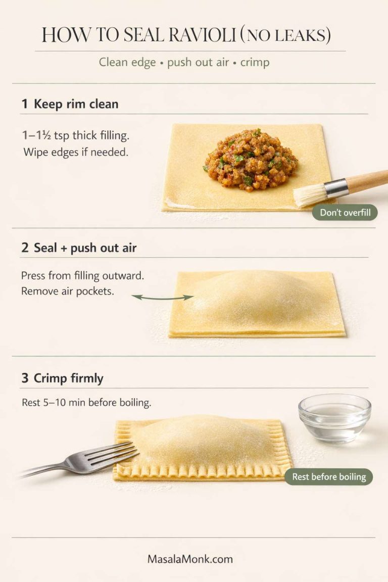 Easy Ravioli Recipe: 6 Fillings + 4 Sauces with Indian Twists | Masala Monk