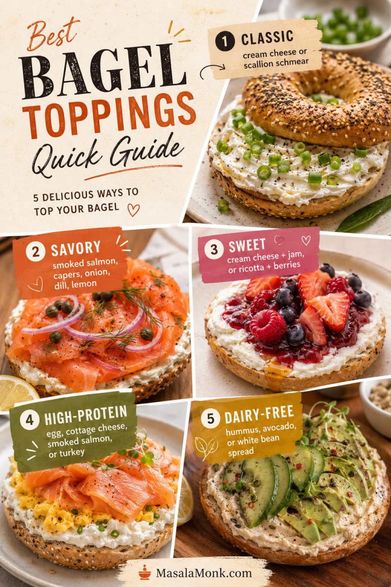 Bagel Toppings and Spreads: Best Ideas + Schmear Recipe | Masala Monk